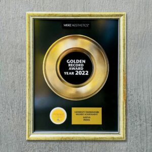 Golden Record in Ultherapy sessions, 2022 - Merz Aesthetics to AAYNA Clinic